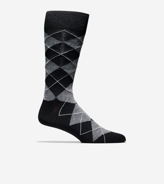 Men's Classic Argyle Crew Socks